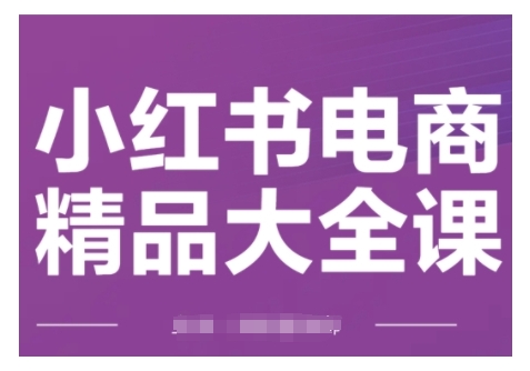 小红书电商精品大全课，快速掌握小红书运营技巧，实现精准引流与爆单目标，轻松玩转小红书电商(更新2月)-Zv头条